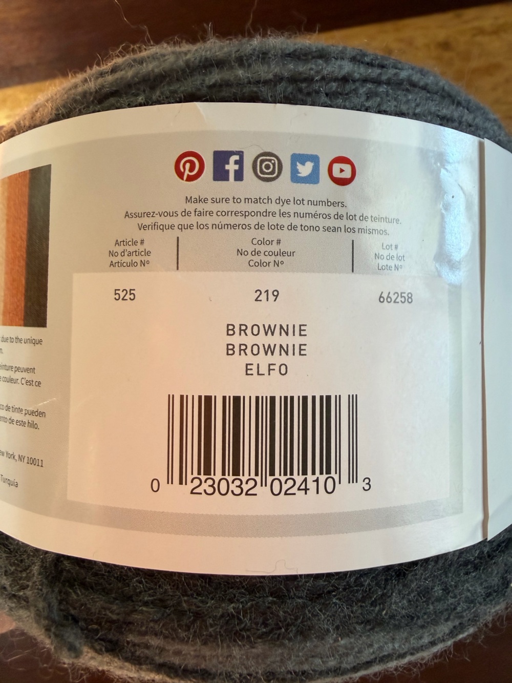 Lion Brand Mandala Yarn - Brownie - Picture 5 of 5